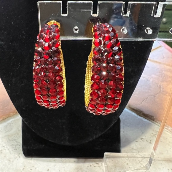 Jimmy Crystal Swarovski New York Earrings - Picture 1 of 16